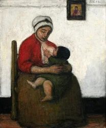 Große rote Mutterschaft